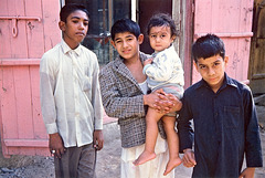 Some children living in Qatar