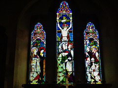 tolpuddle church , dorset; c19 glass by heaton butler and bayne 1866