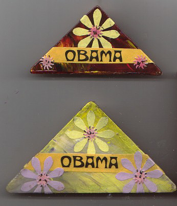 A couple more Obama pins