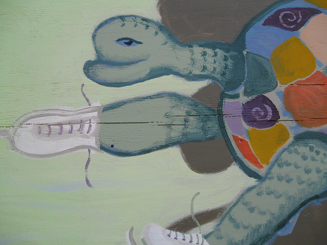 Mural detail, Seaside Ice