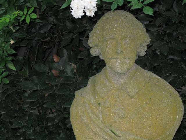 Shakespeare bust, Huntington Gardens