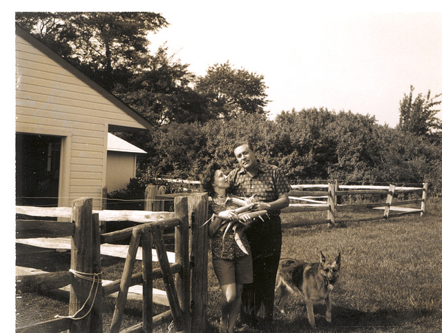 Shirley Heiss and Dad, 1962