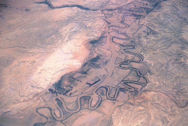 Jordan Rift Valley meanders