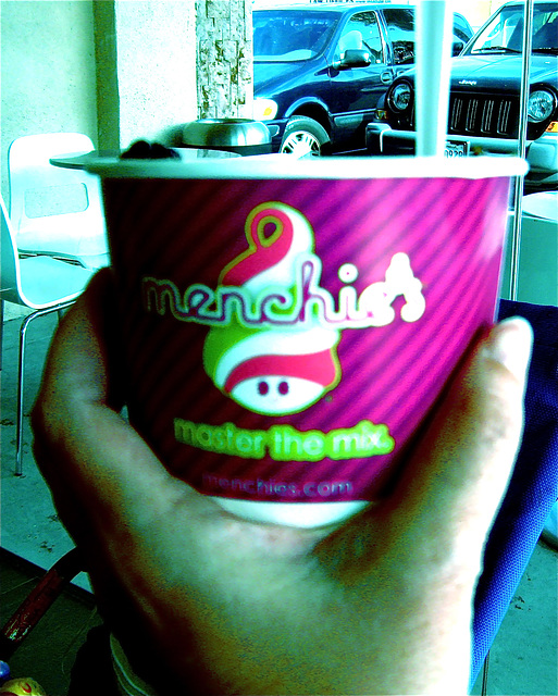 Lurid Menchie's Yogurt Hand (7/2)