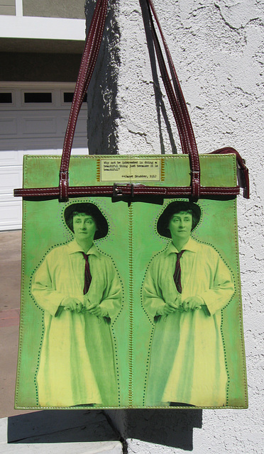 Janet Scudder purse, front