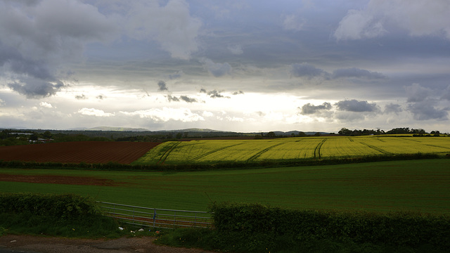 Ross-on-Wye 2013 – Sunset north of Ross-on-Wye