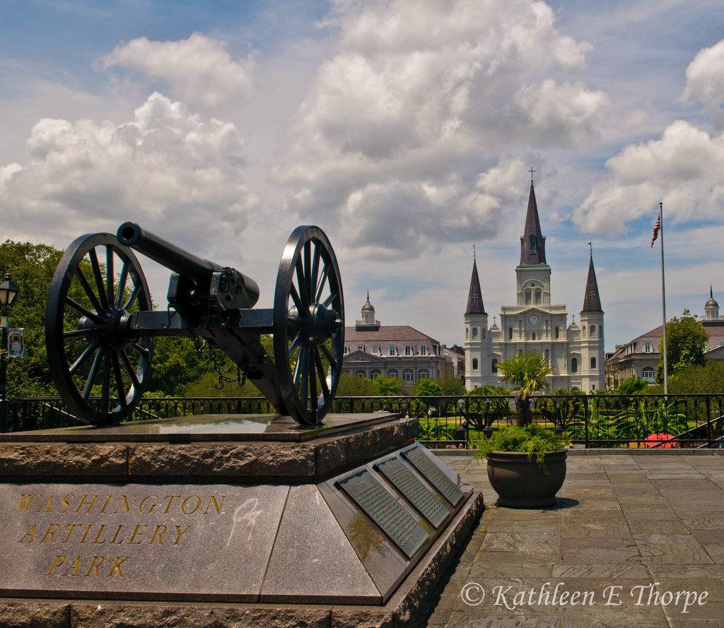 Washington Artillery Park, Jackson Square, NOLA