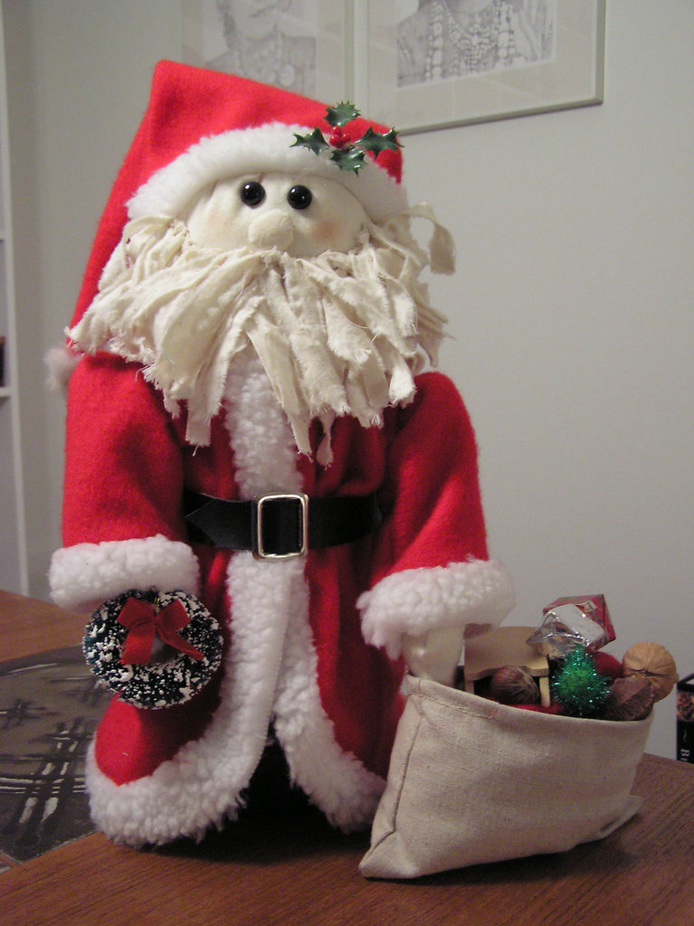 Pop bottle Santa