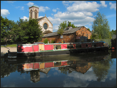 canalside reflections in June