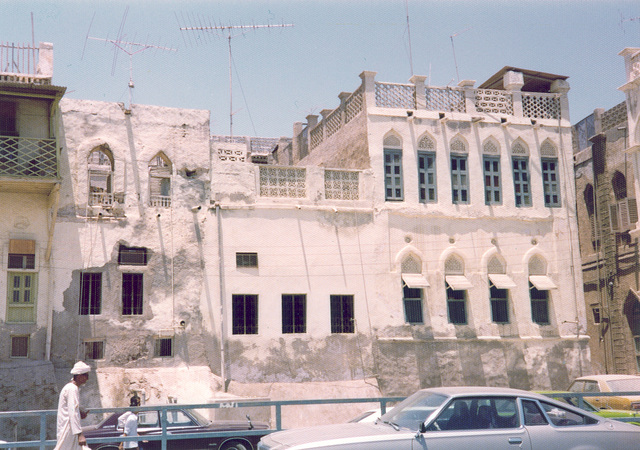 Old buildings, Muttrah Corniche