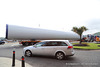 Wind Turbine negotiating the roundabout in Campbeltown