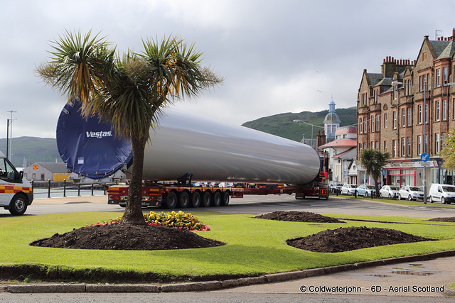 Another bloody wind turbine heading for the hills