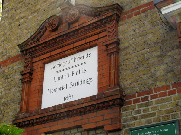 Society of Friends, Bunhill Fields