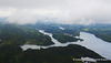 Aerial - West Coast Scotland - looking north east up Loch Sween