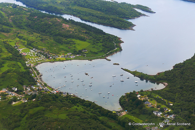 Aerial - West Coast Scotland - Tayvallich