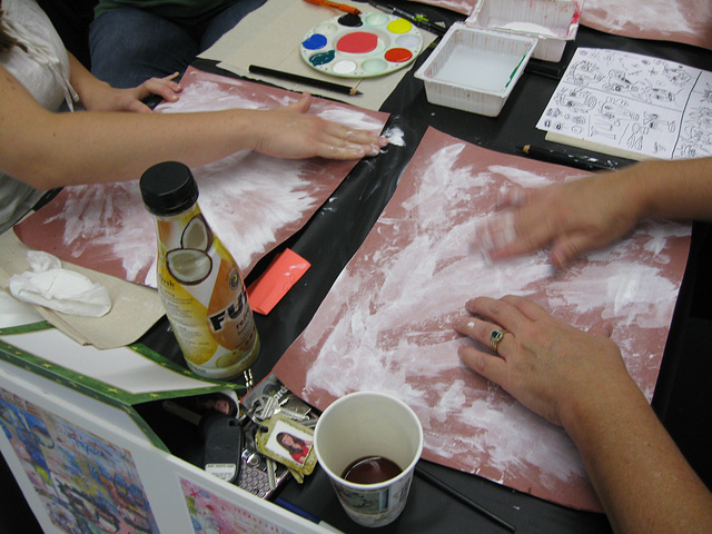 Gesso Hands