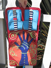 Blue Hand Satchel, full picture