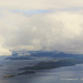 Aerial West Coast Scotland - Weather front approaching Crinan