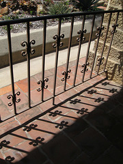 Mission Santa Barbara, courtyard