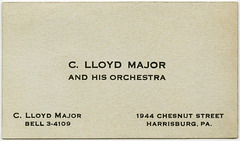 C. Lloyd Major and His Orchestra, Harrisburg, Pa.