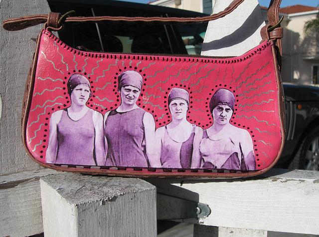 Mermaid Swim Club Purse (front)