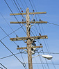 Old City Light and Power, Indiana Michigan Power Utility Pole