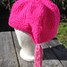 Pink Tassle Hat, side