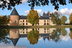 Miroir de l'étang du Château de Chamerolles - Loiret