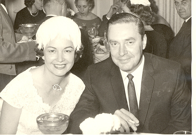 Mom and Dad, out on the town about 1959