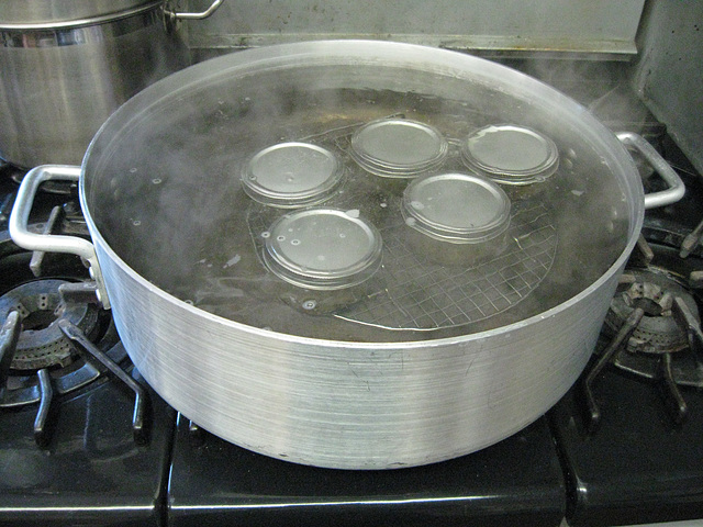 Boiling Jars of Jam