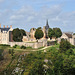 Le château de Sainte-Suzanne vu depuis le Tertre Ganne - Mayenne