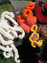 Crochet Coral Reef Costume in progress
