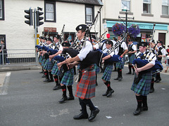 Bagpipers in Sanquhar
