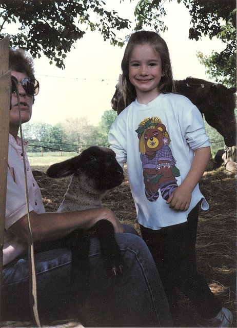 Emily, Field Trip to NJ Farm, 1986