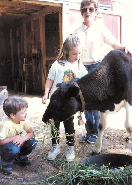 Emily, Field Trip to NJ Farm, 1986