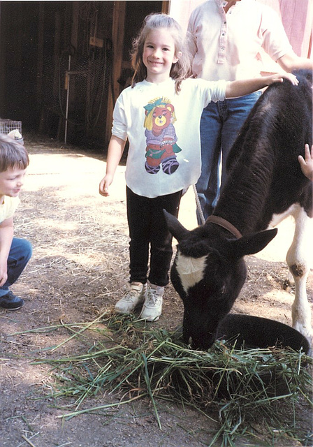 Emily, Field Trip to NJ Farm, 1986