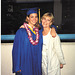 Emily and Auntie Karen; Emily's Graduation, June 2000