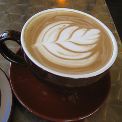 Latte Art at Neighborhood Grinds
