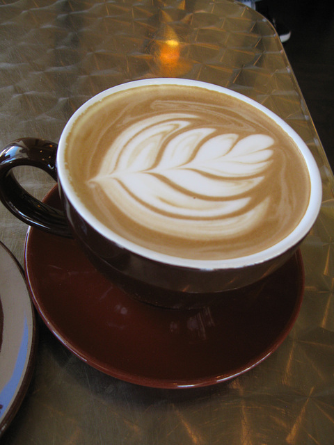 Latte Art at Neighborhood Grinds