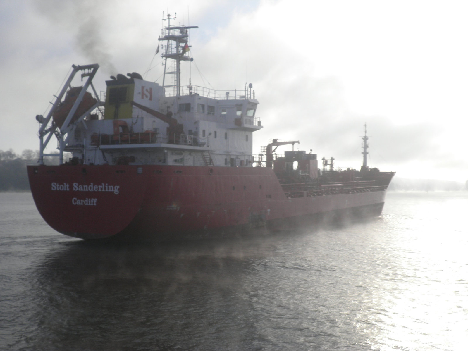 Tankschiff  Stolt Sanderling