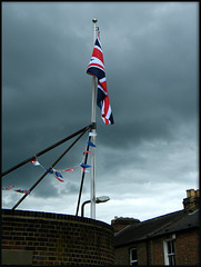 flags out at St Barnabas