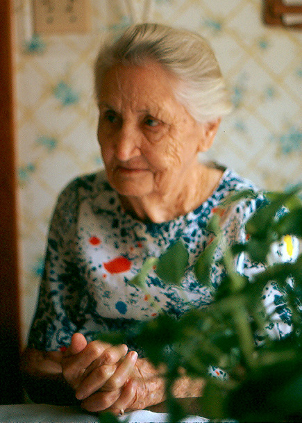 Grandma Ellen, at the kitchen table - edited file