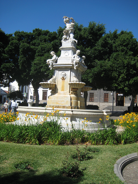 Teneriffa - Brunnen in Santa Cruz de Tenerife