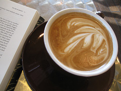 Latte Art with Book
