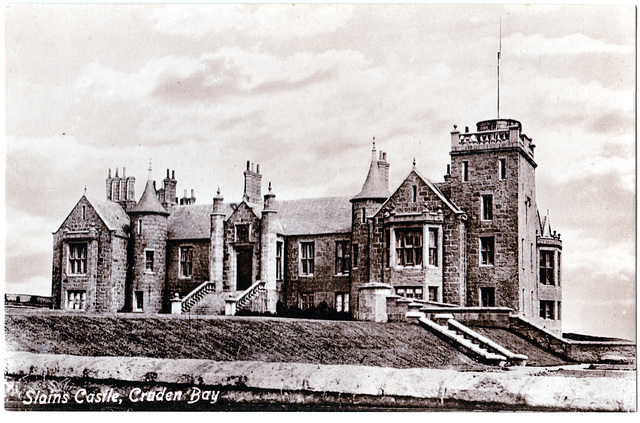 Slains Castle Cruden Bay, Aberdeenshire (now a ruin)