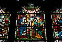 Detail of East Window, St James' Church, Idridgehay, Derbyshire