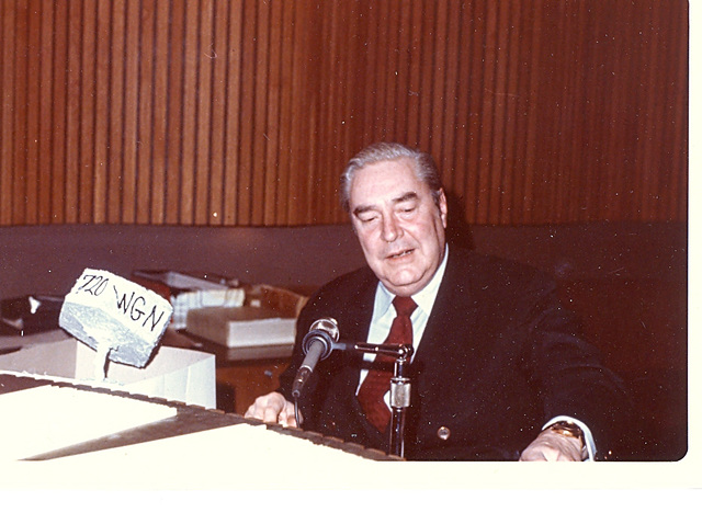 Dad's last day at work - 1982