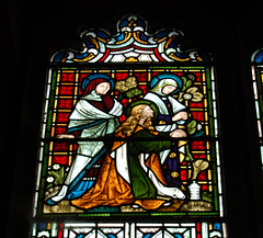 Detail of East Window, St James' Church, Idridgehay, Derbyshire