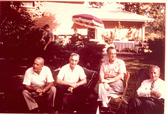 My Grandfather, Rudy, second from L