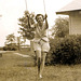 Mom, springtime swingtime.  c. 1962